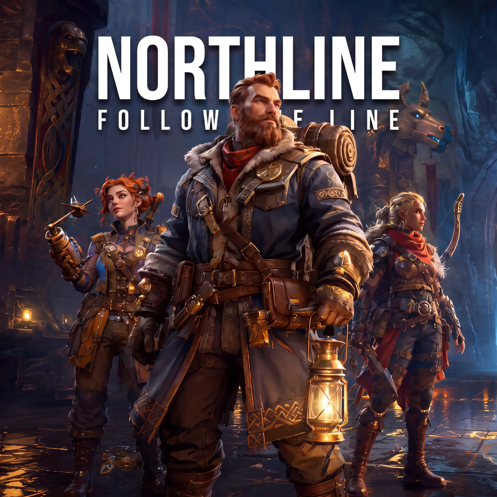 Northline social square — Follow the Line